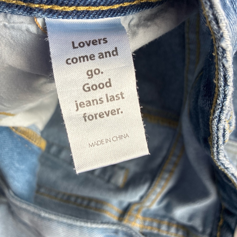 Pacsun Two-Tone Patchwork Light and Medium Wash Jeans - Picture 4 of 6